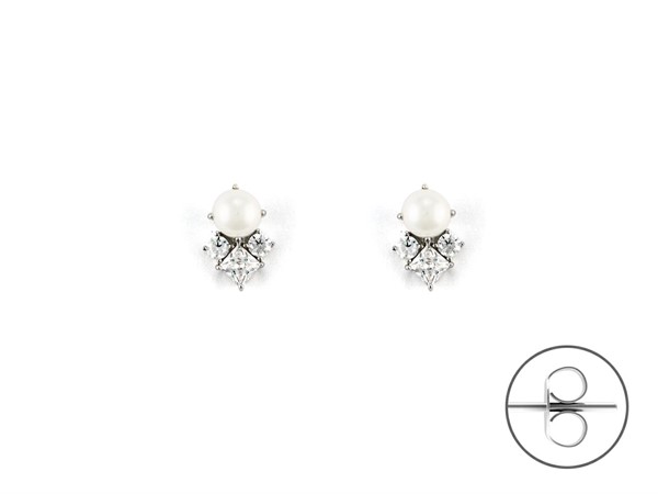 Orecchini in Arg. con Perle