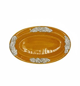 Vassoio Ovale e Ceramica 29x18