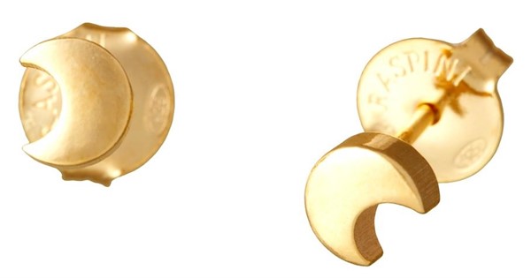 Orecchini Mini Luna Dorati