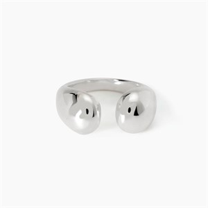 Anello chunky aperto in argento