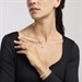 Bracciale tennis in argento con perle e zirconi