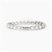Bracciale tennis in argento con perle e zirconi