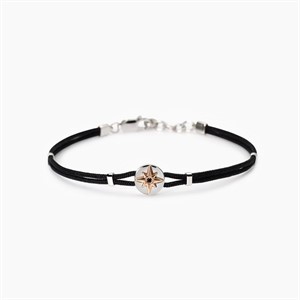 Bracciale uomo con rosa dei venti
