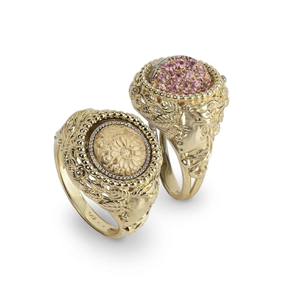 Anello Reverse Oro Aprile - Primavera