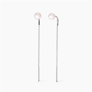 Orecchini pendenti con perle coltivate