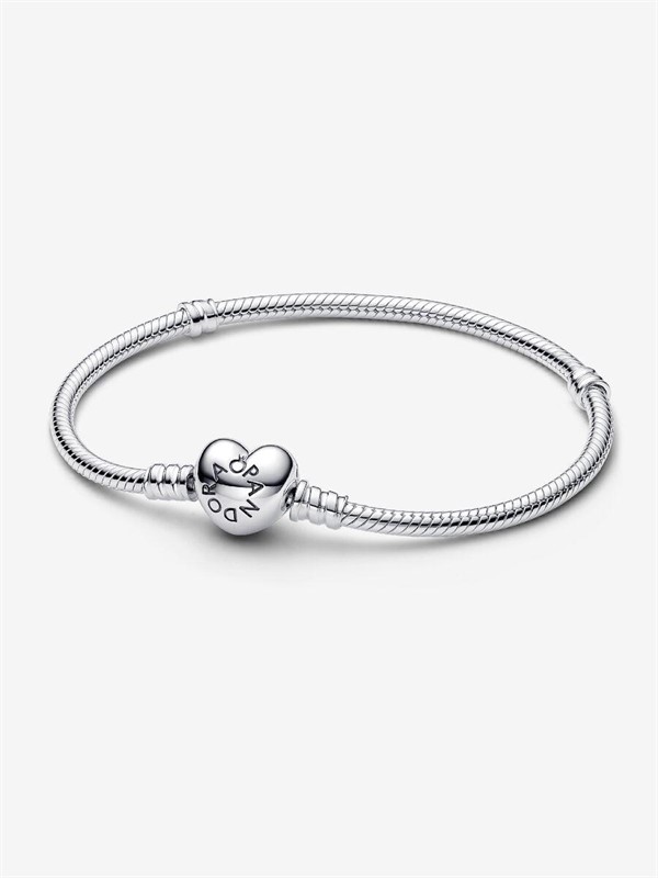 Bracciale Moments con Chiusura a Cuore