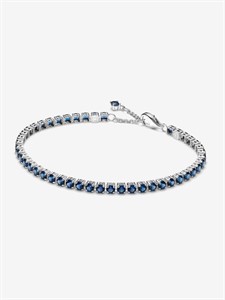 Bracciale Tennis con Pietre Blu