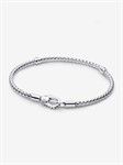 Bracciale in argento sterling con catena tempestata