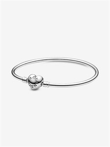 Bracciale Rigido con Chiusura a Cuore