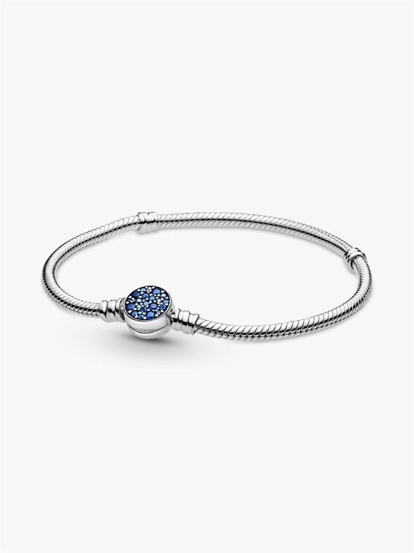 Bracciale con Chiusura Pietre Blu