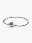 Bracciale con Chiusura Pietre Blu