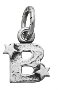 Charm Lettera Stelle B