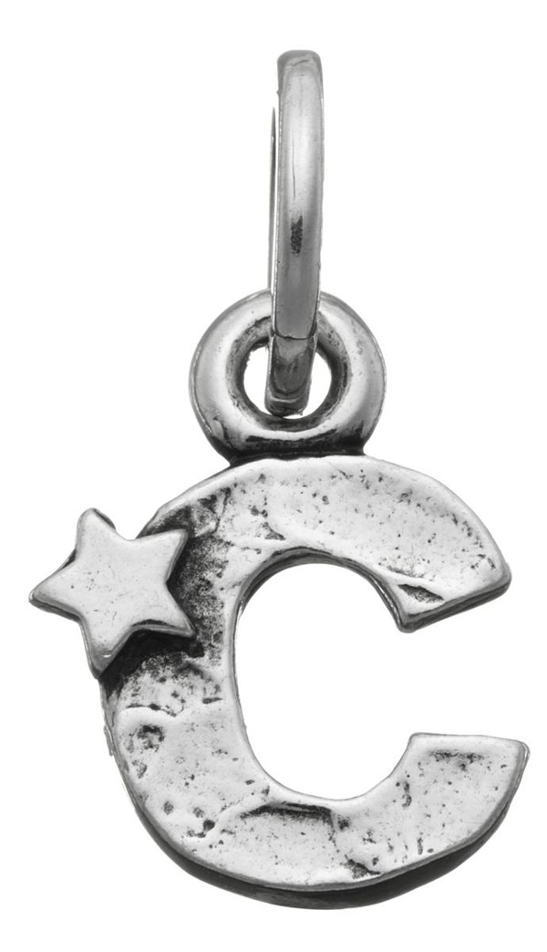 Charm Lettera Stelle C