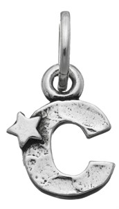 Charm Lettera Stelle C