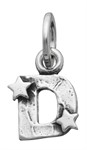 Charm Lettera Stelle D