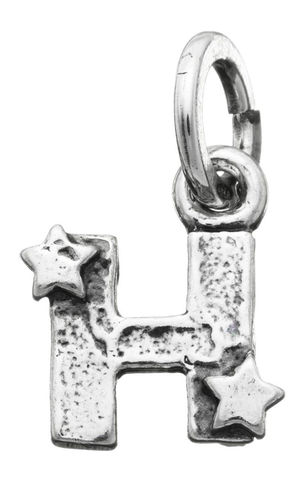 Charm Lettera Stelle h