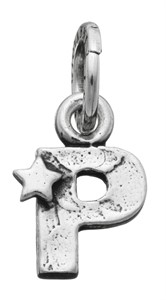 Charm Lettera Stelle P