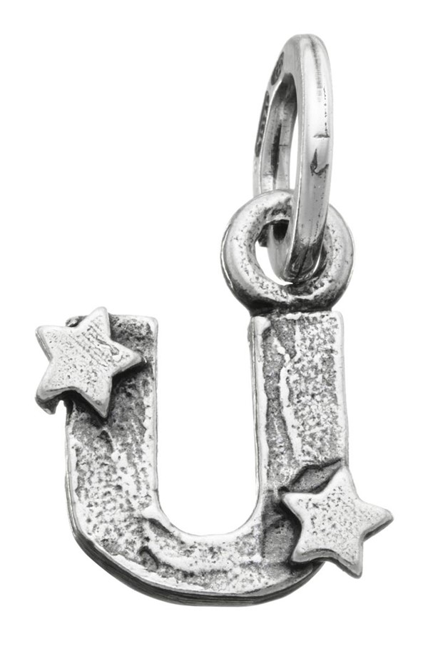 Charm Lettera Stelle U