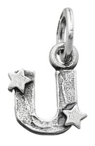 Charm Lettera Stelle U