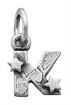Charm Lettera Stelle K