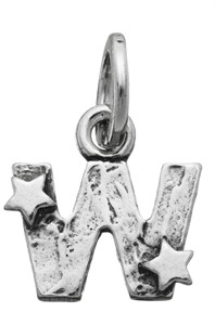 Charm Lettera Stelle W