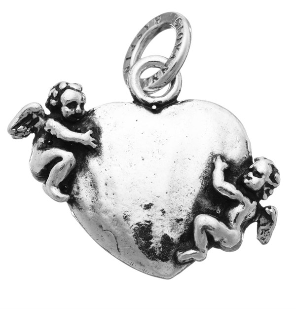 Charm Cuore Due Angeli