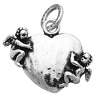 Charm Cuore Due Angeli