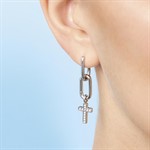 Orecchino in acciaio  Eccentriko