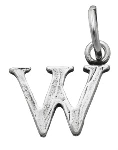 Charm Lettera W