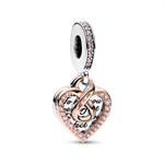 Charm Pendente Cuore Infinito Mamma Sei Perfetta