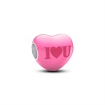 Charm Cuore Messaggio d'Amore che Cambia Colore