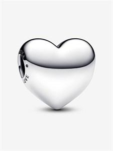 Ciondolo in argento sterling con cuore grande inciso