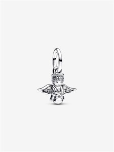 Charm Pendente Angelo con Zirconi