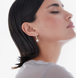 Orecchini con cristalli e perle barocche