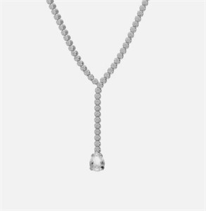 Collana corta in cristallo riviere