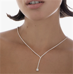 Collana corta in cristallo riviere