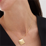 Collana corta con trama quadrata Good Morning