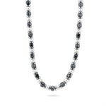 Collana uomo con onice e perle sintetiche