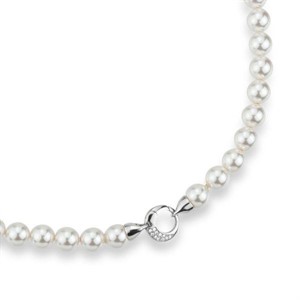 Girocollo con filo di perle Grandi