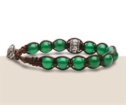 Bracciale Tibetano Tamashii Agata Verde
