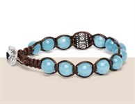 Bracciale Tibetano Tamashii Giada Sky Blue