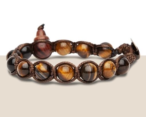 Bracciale Tibetano Tamashii Occhio di Tigre