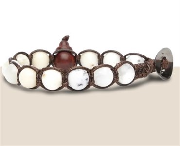 Bracciale Tibetano Tamashii White Aobao