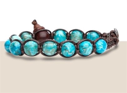 Bracciale Tibetano Tamashii Turchese Sudafricano