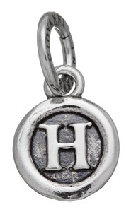 Charm Lettera Bottone H