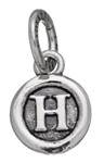 Charm Lettera Bottone H