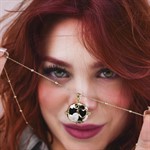 Collana con scrigno apribile e con cuore in rilievo