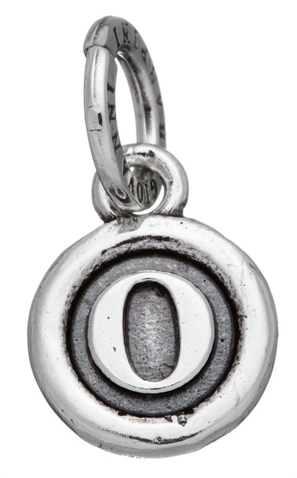Charm Lettera Bottone O