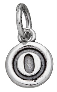 Charm Lettera Bottone O