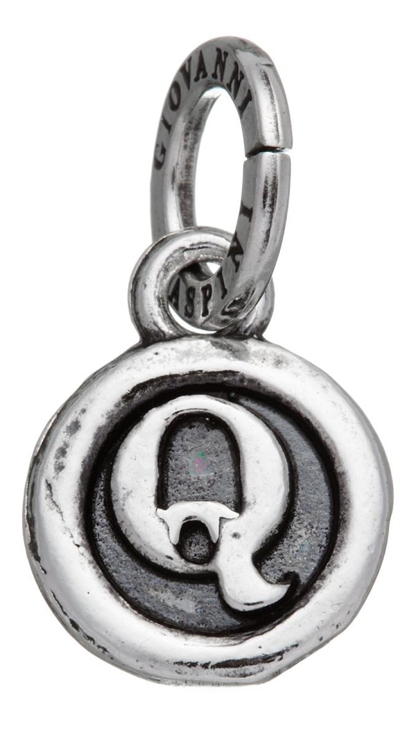 Charm Lettera Bottone Q